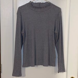 Maurices Ribbed Long Sleeve Top, Large, EUC